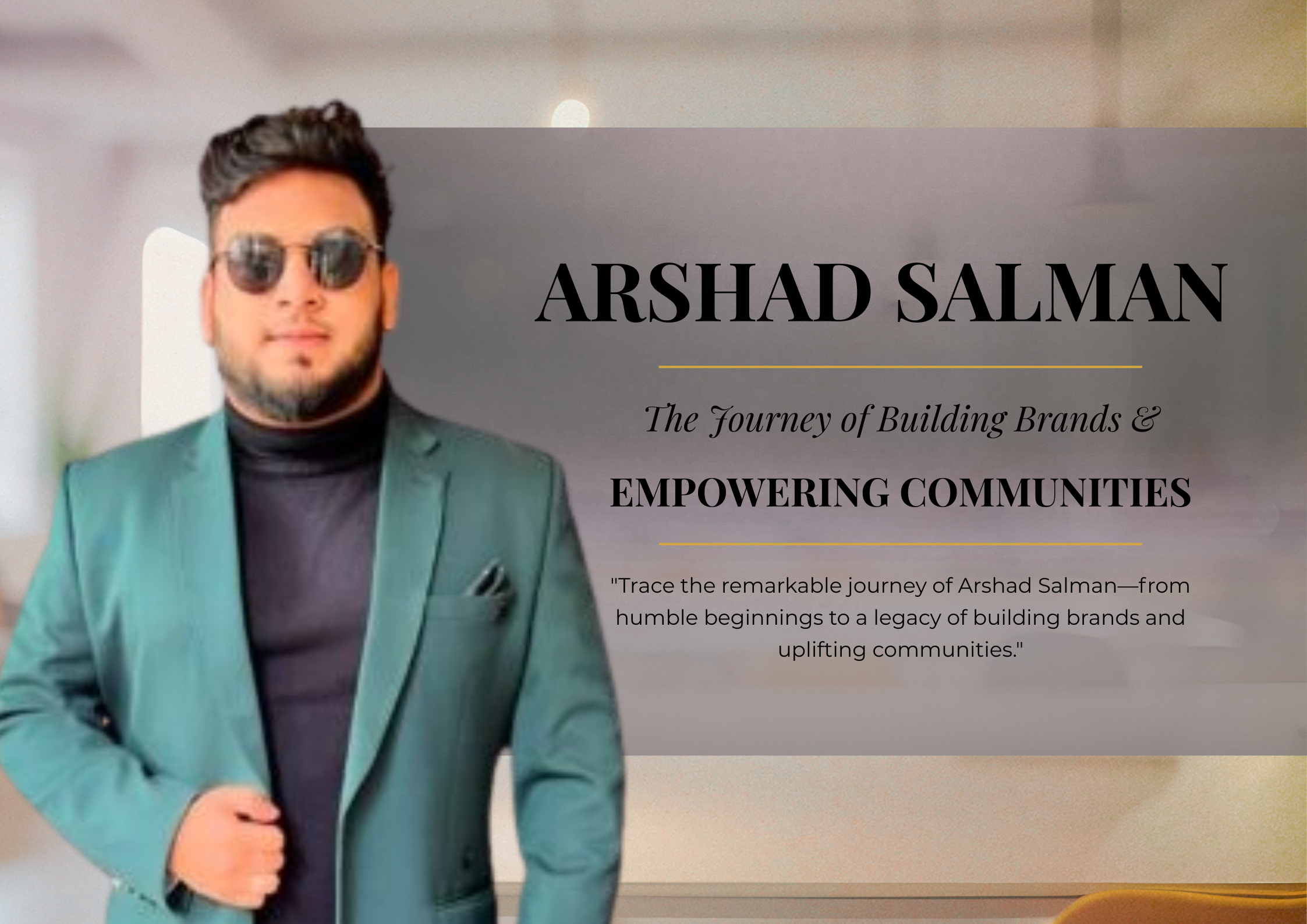 Arshad Salman: The Man Behind Arsal Hub & Arshad Salman Foundation